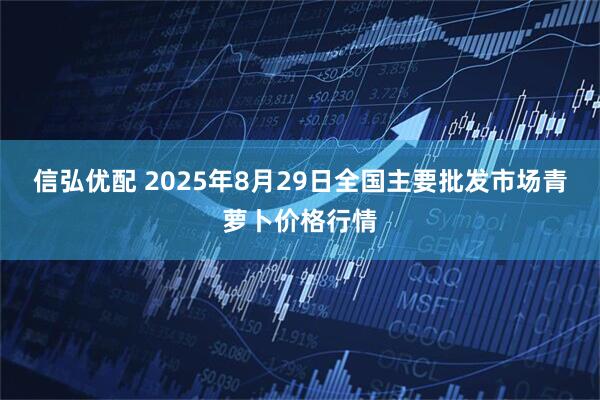 信弘优配 2025年8月29日全国主要批发市场青萝卜价格行情