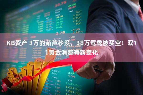 KB资产 3万的葫芦秒没，38万鸳鸯被买空！双11黄金消费有新变化